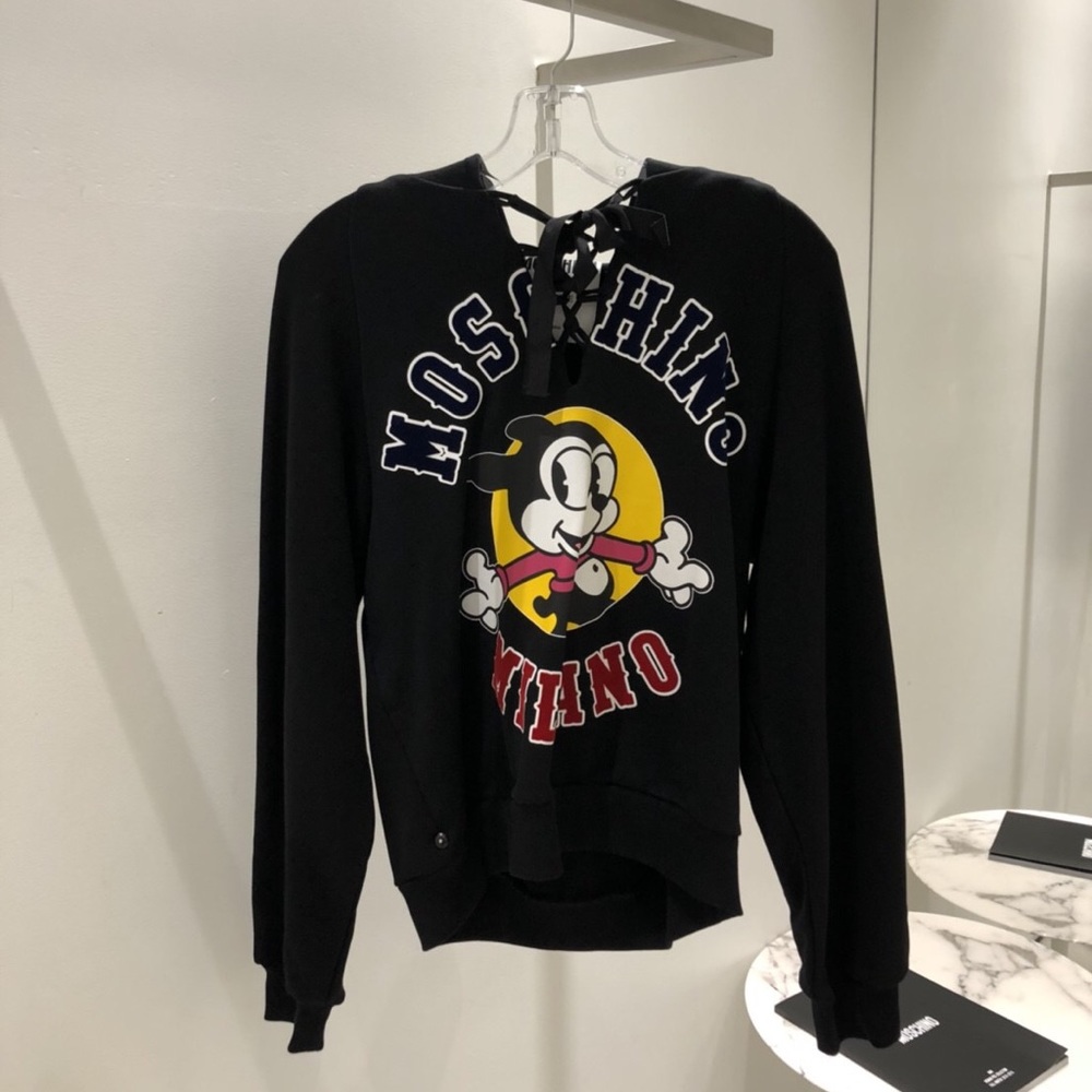 Moschino Betty Boop Crop Sweater